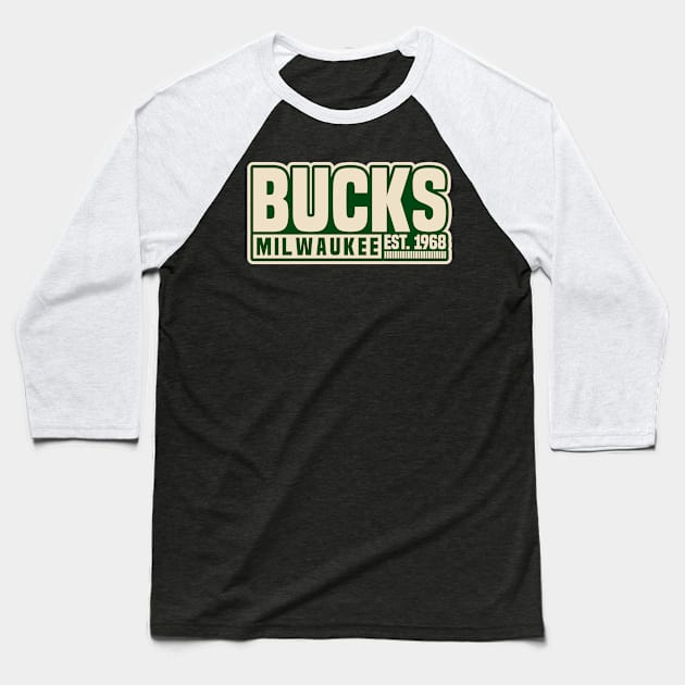 Milwaukee Bucks 02 Baseball T-Shirt by yasminkul